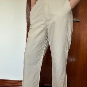 Cream/Off White Trousers